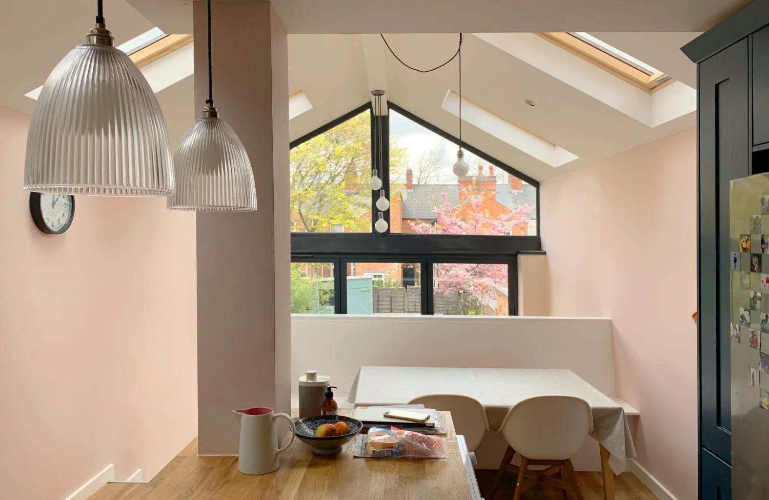 Pink Blooms Split Level Side Return Extension in Kings Heath, West Midlands