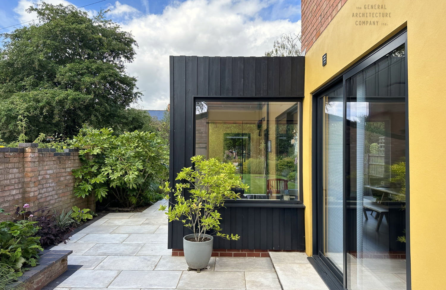 Black Timber Clad Courtyard Extension