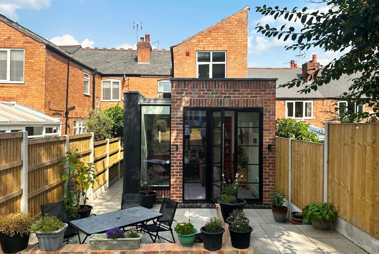Timber and Brick Extension in Bearwood