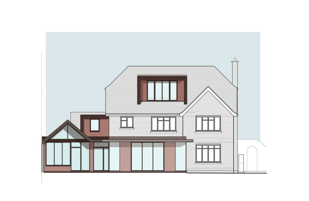 Contemporary Modern Rear Extension in Balsall Common, Solihull to Start on Site